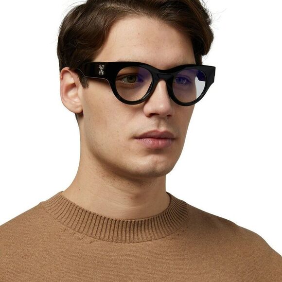 Off-White STYLE 13 Women Eyeglasses Black Round OERJ013 1000 NEW AUTHENTIC main image 5